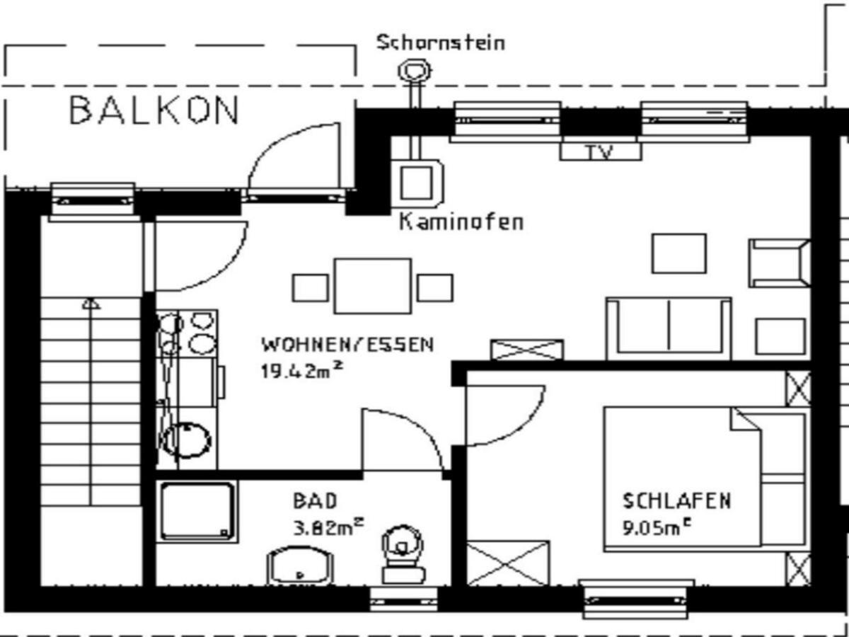 Pontus Ferienwohnung Fewo2 Zislow Extérieur photo